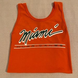Vintage 80’s Miami Hurricanes Tank Top